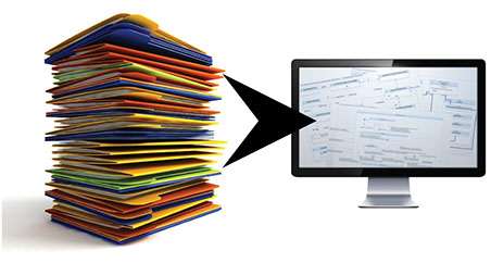 Paper documents to electronic documents